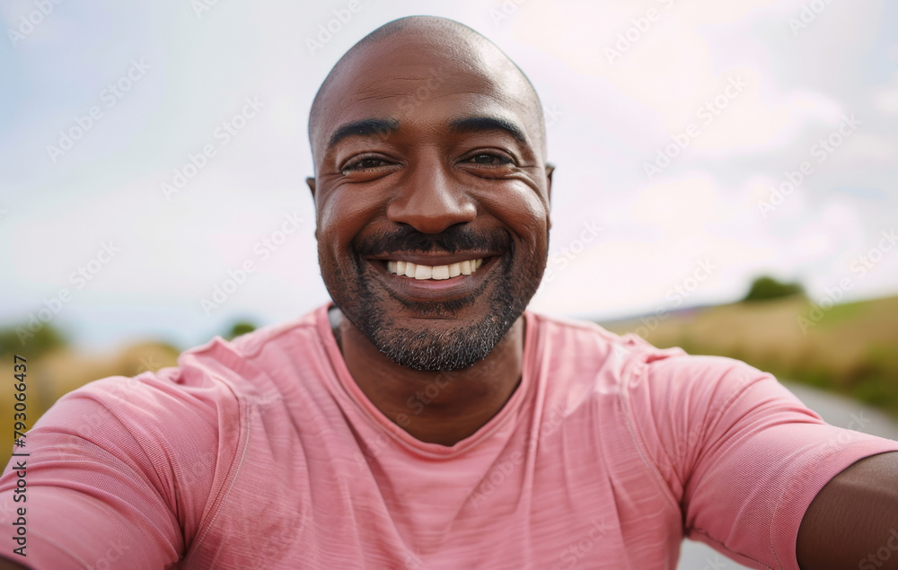 Portrait, black man or smile for selfie outdoor for social media, profile picture or post update. Happy, male person or image for memory in holiday, weekend trip or adventure in countryside or nature Portrait, black man or smile for selfie outdoor for social media, profile picture or post update. Happy, male person or image for memory in holiday, weekend trip or adventure in countryside or nature