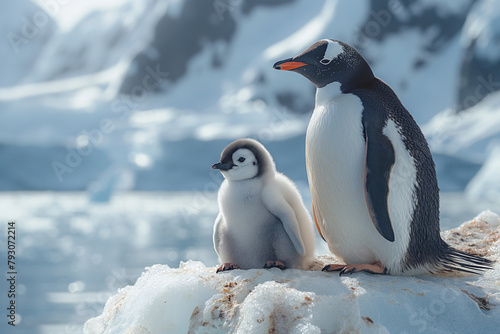 emperor penguin in polar regions