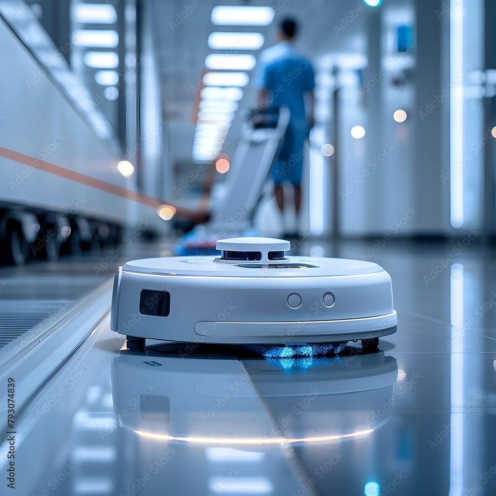 Autonomous Robotic Cleaning System Intelligently Adapting to Optimize Floor Maintenance Autonomous Robotic Cleaning System Intelligently Adapting to Optimize Floor Maintenance