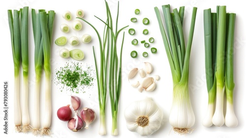 visually compares Sweet Garleek to garlic and leek, showcasing key similarities in flavor profile and differences in nutritional value