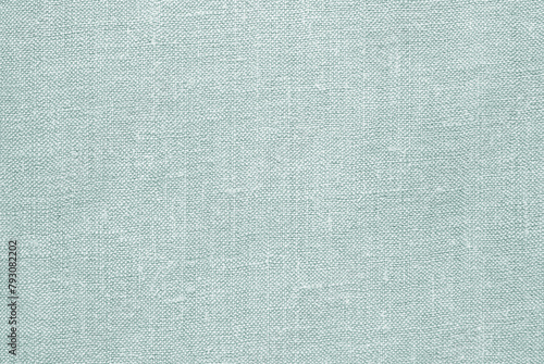Old light blue canvas fabric for background, linen texture background