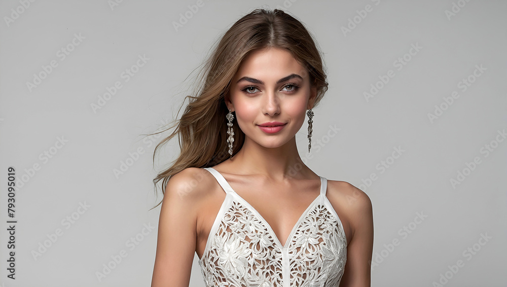 Close up portrait of a beautiful woman with glowing face. Glamorous sexy girl portrait, Generative AI
Close up portrait of a beautiful woman with glowing face. Glamorous sexy girl portrait, Generative AI