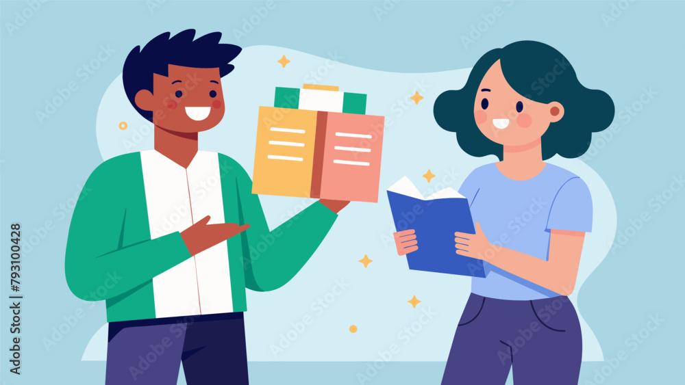 A person proudly displaying their filledtothebrim coupon binder to a friend eager to teach them their successful couponing strategies. A person proudly displaying their filledtothebrim coupon binder to a friend eager to teach them their successful couponing strategies.