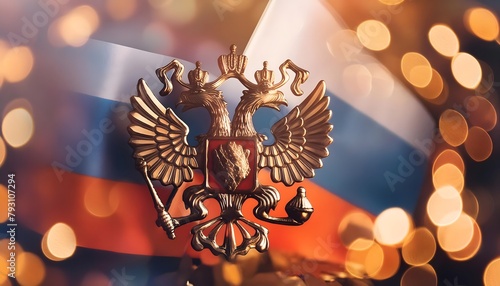 Russian flag photo