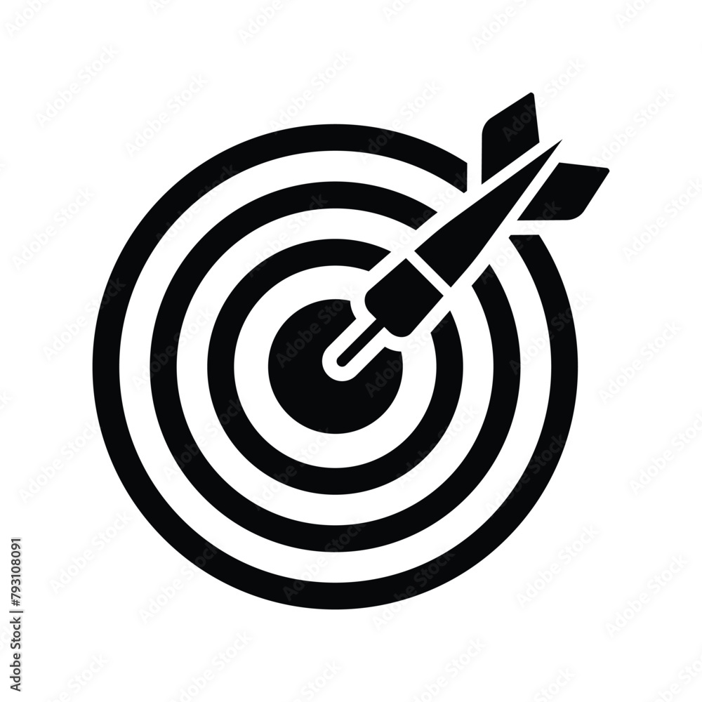 dart icon vector design template simple and clean dart icon vector design template simple and clean