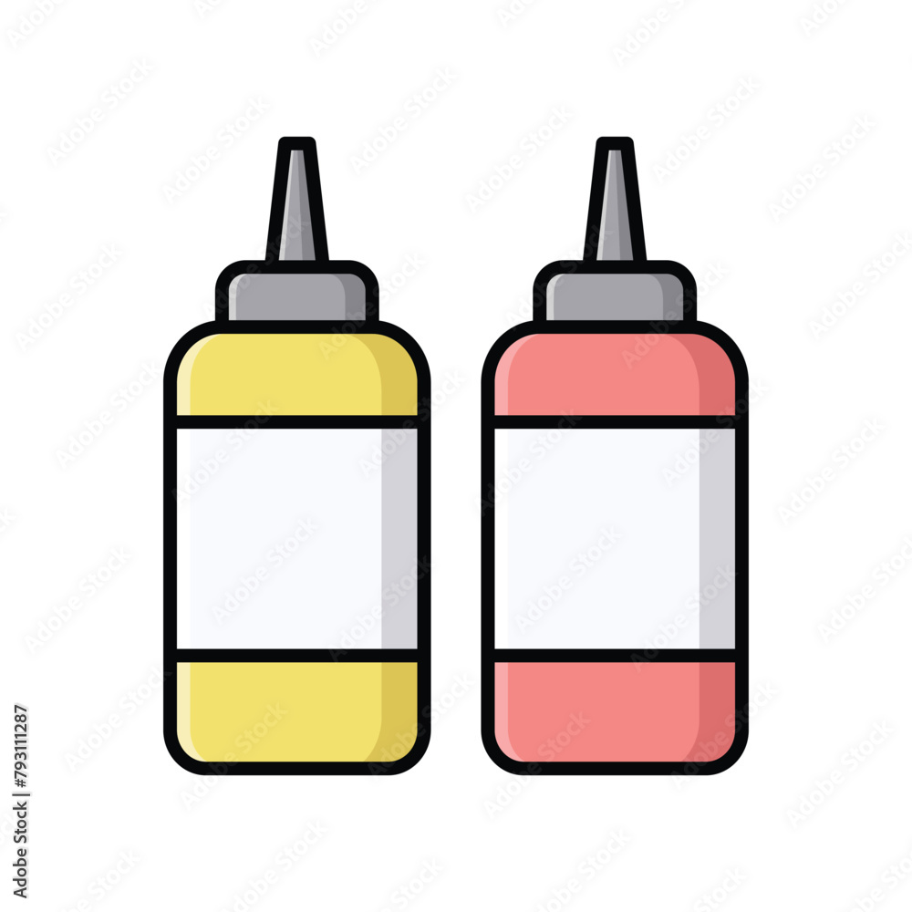 ketchup icon vector design template simple and clean ketchup icon vector design template simple and clean
