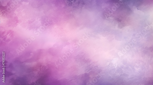 Ethereal Pastel Purple and Pink Clouds in Abstract Art