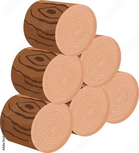 Wooden logs