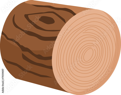 Wooden log