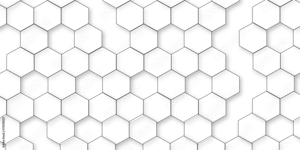 Abstract white background with hexagon and hexagonal background. Luxury white pattern with hexagons. abstract 3d hexagonal background with shadow. 3D futuristic abstract honeycomb mosaic background. Abstract white background with hexagon and hexagonal background. Luxury white pattern with hexagons. abstract 3d hexagonal background with shadow. 3D futuristic abstract honeycomb mosaic background.