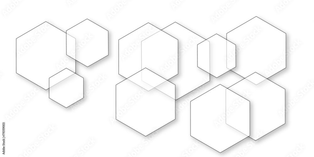 Abstract white background with hexagon and hexagonal background. Luxury white pattern with hexagons. abstract 3d hexagonal background with shadow. 3D futuristic abstract honeycomb mosaic background. Abstract white background with hexagon and hexagonal background. Luxury white pattern with hexagons. abstract 3d hexagonal background with shadow. 3D futuristic abstract honeycomb mosaic background.