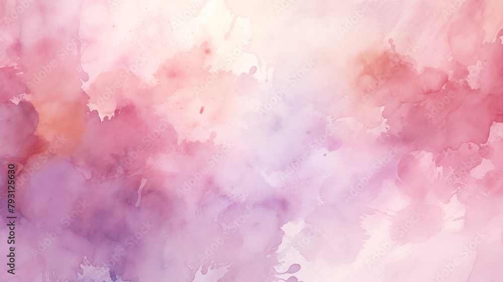 Soft Pink and Purple Watercolor Background with Elegant Design Soft Pink and Purple Watercolor Background with Elegant Design