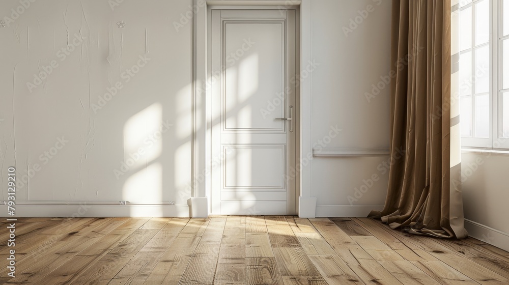 custom made wallpaper toronto digitalA white room with a door and a window. The room is empty and has a lot of natural light coming in from the window