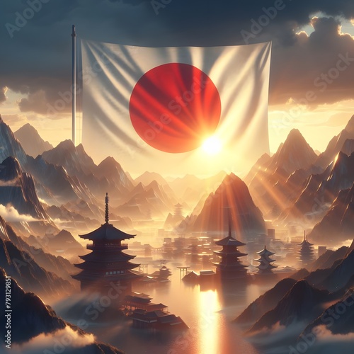 Japanese flag and symbology