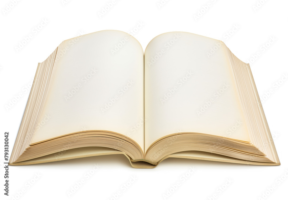 Old book with empty sheets. Mock up empty space. Old book with empty sheets. Mock up empty space.