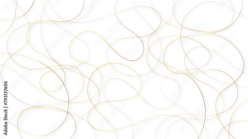 Colorful random pattern line stroke on a transparent background. Decorative golden pattern with tangled curved lines. Random chaotic lines abstract geometric pattern vector background.
Colorful random pattern line stroke on a transparent background. Decorative golden pattern with tangled curved lines. Random chaotic lines abstract geometric pattern vector background.