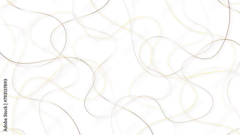 Random chaotic golden line for design element. Simple golden scribble lines backdrop minimal style background for website banner design. Random chaotic golden line for design element. Simple golden scribble lines backdrop minimal style background for website banner design.