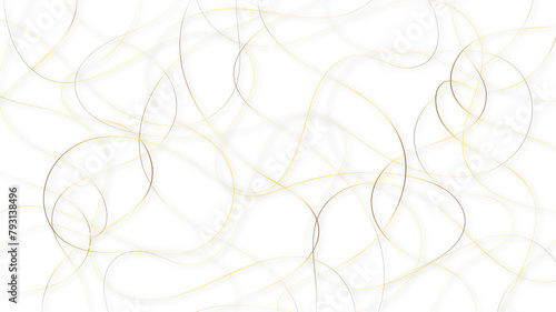 Colorful random pattern line stroke on a transparent background. Random chaotic lines abstract geometric pattern 