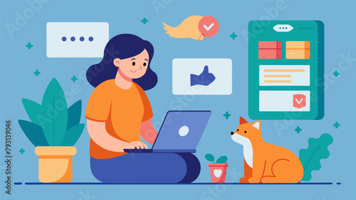 A pet owner searching for the best deals online in order to save money on pet care.