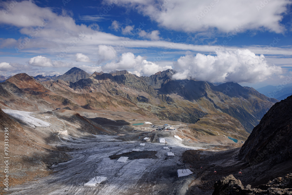 Summer Over the Stubai Glacier and Surrounding Peaks