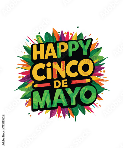 Happy Cinco De Mayo T Shirt Design