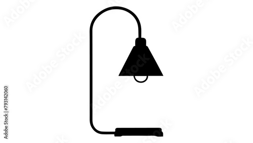 lamp on a white background