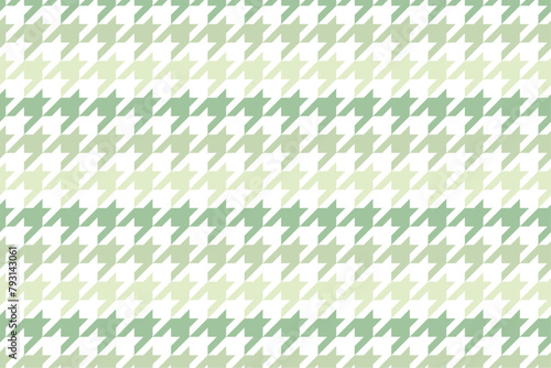 Houndstooth Seamless Horizontal Pattern Pastel Green Desktop Wallpaper Background Vector Illustration Art