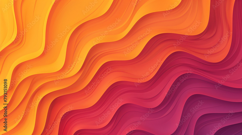 Vibrant Orange to Red Wave Patterns Vibrant Orange to Red Wave Patterns
