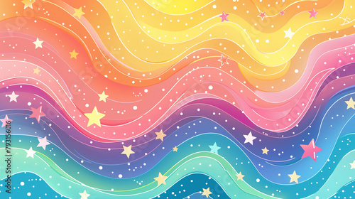 Abstract background with swirling shapes and colorful waves vector illustration. glitter pop background with colorful marble pattern.
