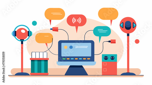 A language lab featuring haptic feedback devices to enhance muscle memory and pronunciation skills..
