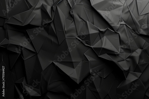  A monochrome image of assorted black and white papers of various shapes and sizes against a dark backdrop