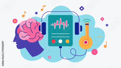 A smart music player that uses artificial intelligence algorithms to analyze a persons brain waves and select songs that are most likely to evoke a.