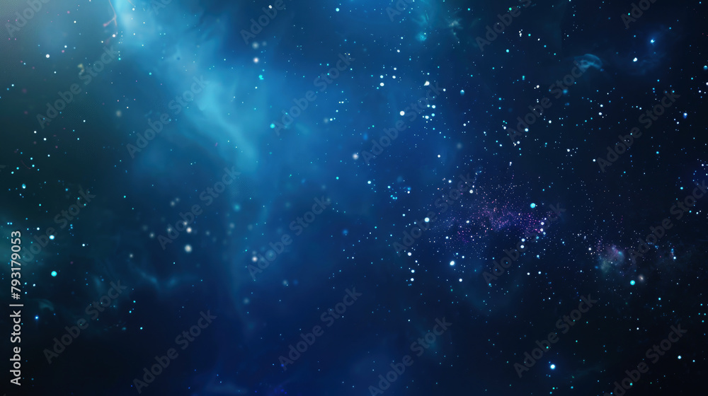 Dark blue abstract background with a space theme. Outer space with haze and stars Dark blue abstract background with a space theme. Outer space with haze and stars