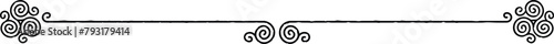 Elegant Header Footer - Celtic Triskele Spirals