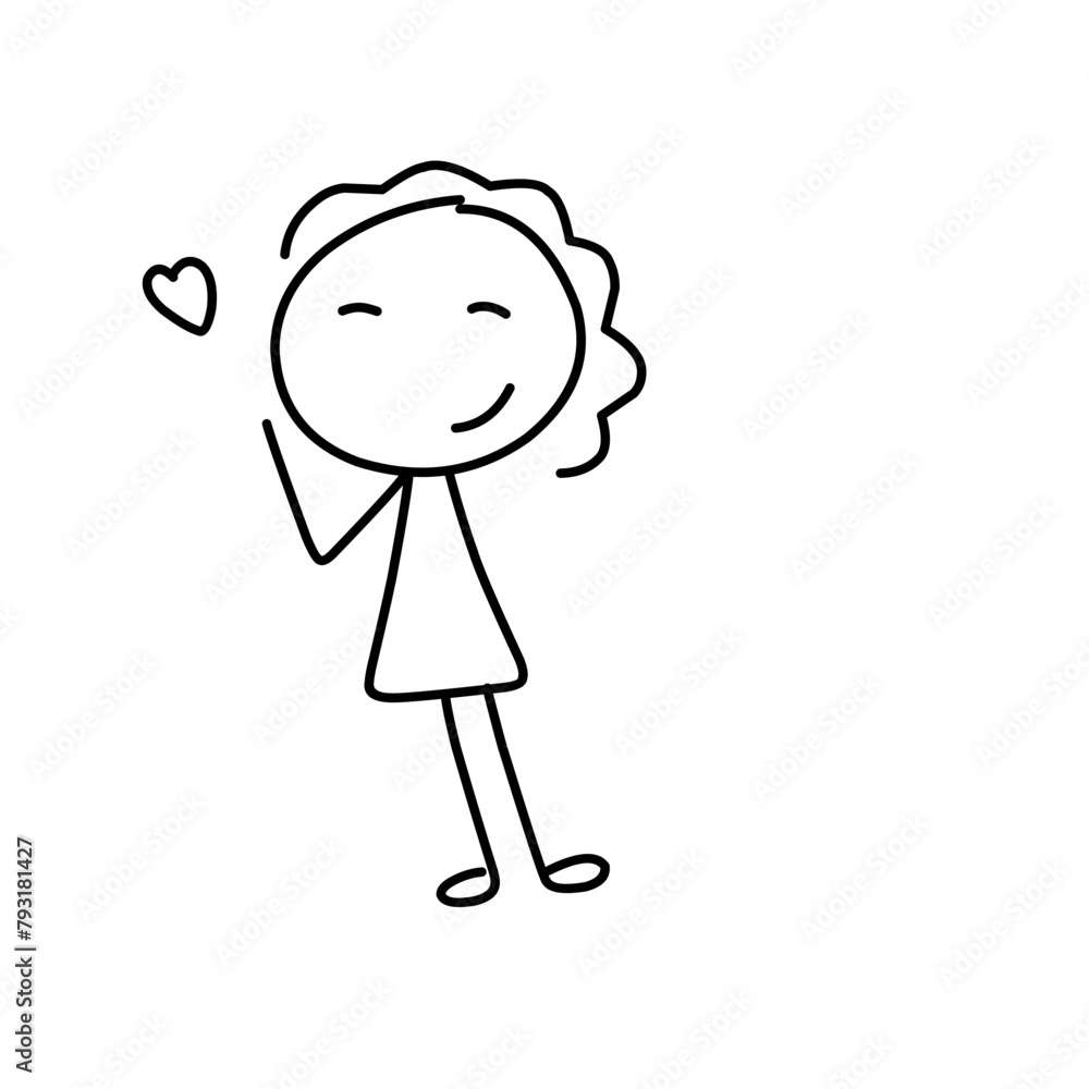 stick figures in different poses stick figures in different poses