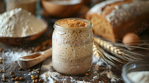 Rustic Artisanal Rye Sourdough Starter - The First Step to Flavorful, Wholesome Bread photo