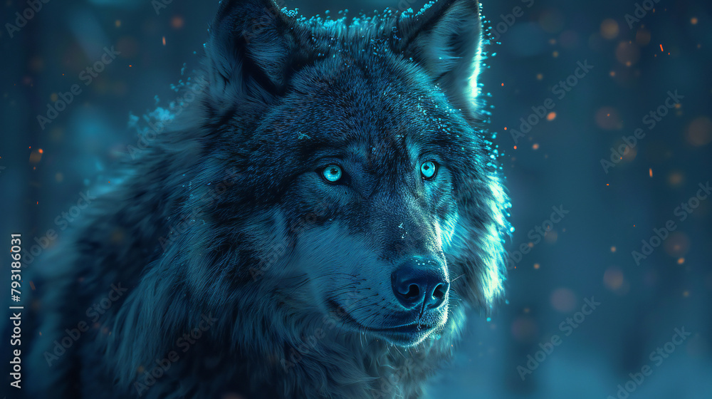 wolf in the night wolf in the night