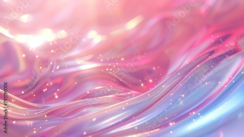 Light pink and purple shimmering glossy background created with Generative AI