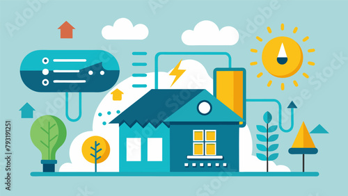 A graphic showing the increase in energy bills during the summer months due to air conditioning usage and ways to adjust thermostat settings to