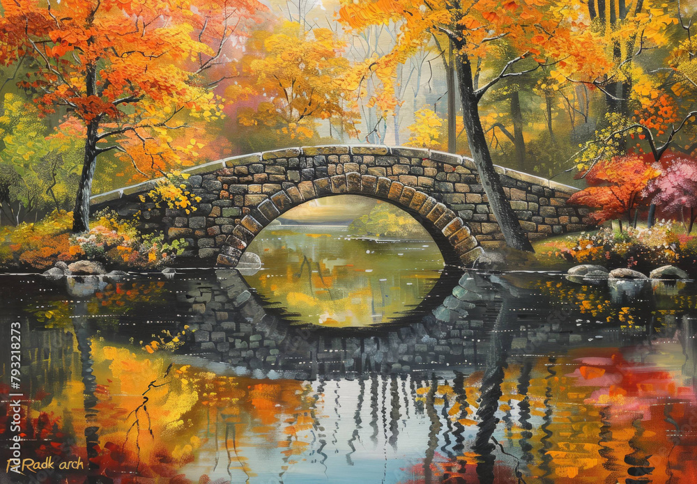 Fototapeta premium A photograph of the famous bridge