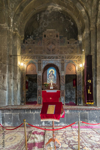 Interior of Sevanavank ,Sevanavank Monastery, in Armenia.