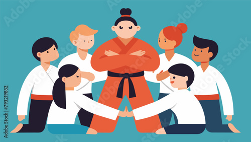 The camaraderie and support found in a dojo highlights the importance of surrounding ourselves with likeminded individuals in life.