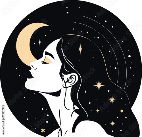 Mystical Woman Meditating