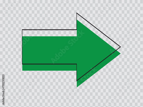 Arrow Long Icon | Arrows | Infographic Illustration | Direction Symbol | Pointer Logo | Isolated | Variations