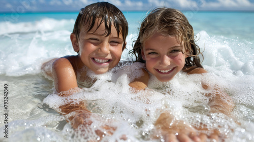 Summer sea children on vacation © megavectors