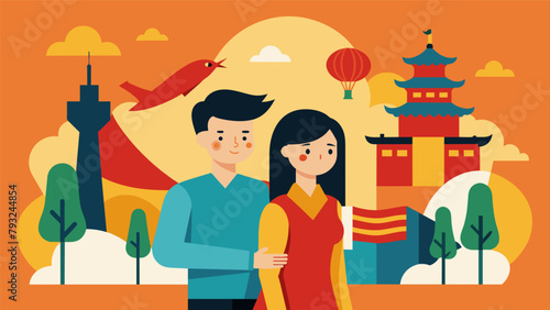 A young couple from Germany prioritizes investing in experiences and travel over material possessions while their counterparts from China