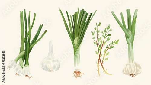 an infographic that highlights Sweet Garleek's unique nutritional benefits, comparing it to traditional garlic and leeks photo