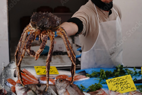 Fresh fish market hall