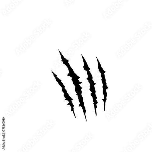 Claws scratches icon