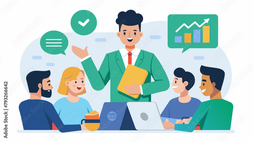 An employee confidently speaking about their successful debt consolidation journey during a company meeting on financial wellness. An employee confidently speaking about their successful debt consolidation journey during a company meeting on financial wellness.